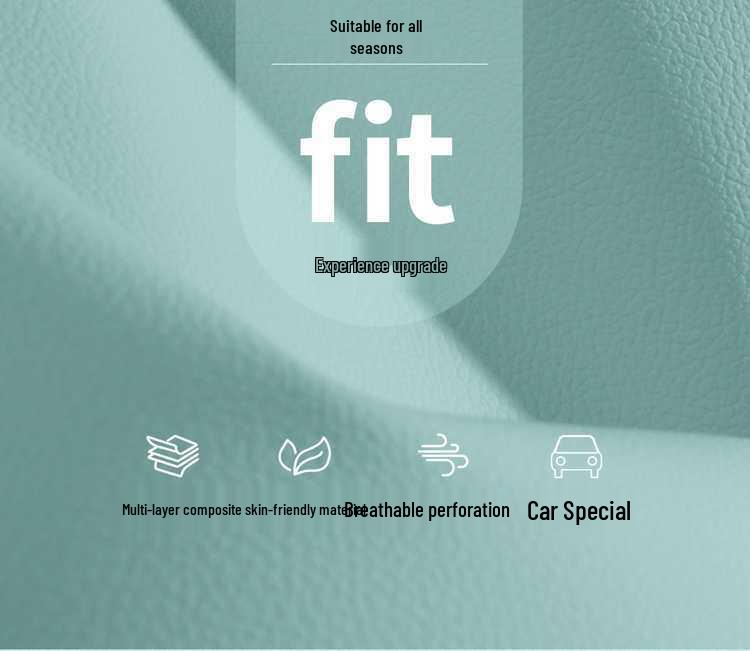 Breathable Full Wrap-Around Seat Cushion for Lingbao UNI, Universal Car Seat Cover for All Seasons