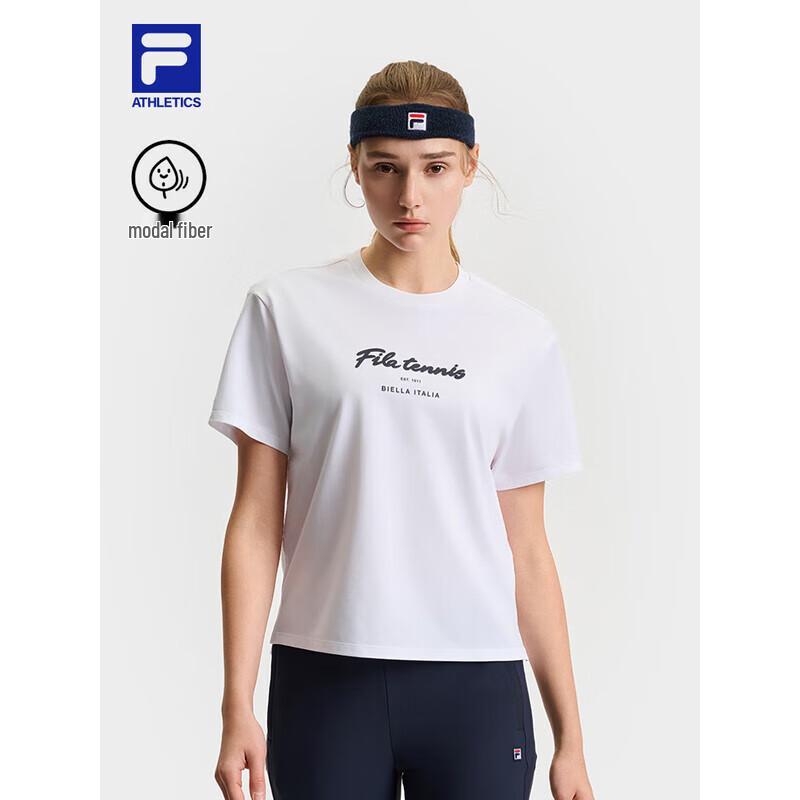 FILA Women s Loose Fit Knit Tennis T-Shirt S