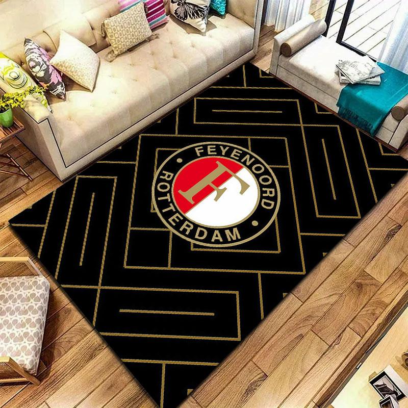 Feyenoord Carpet Rug for Living Room Bedroom Home Sofa Decoration,Kids play Non-slip Floor Mat