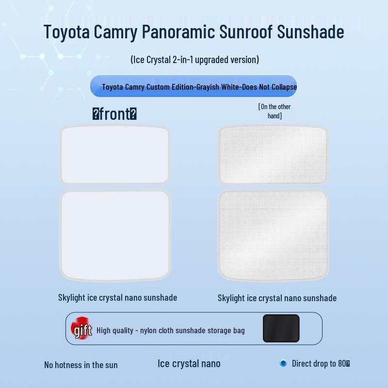 Toyota Camry Ice Crystal Sunroof Sunshade (2023-Present)