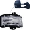 Replacement Passenger Right Left Side Door Towing Mirror Turn Signal Light Lamp Indicator for Ford F-150 F 250 F350 F-450 F550 from 2015 To 2024