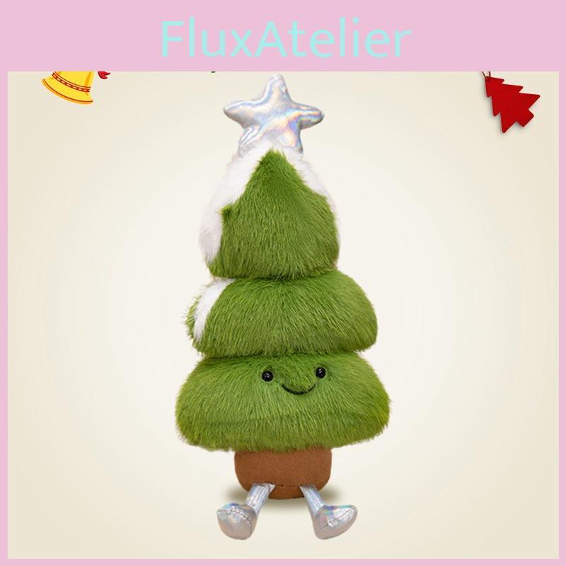 Plush Christmas Tree Ornament Soft Fabric Holiday Party Props Accessories Photo