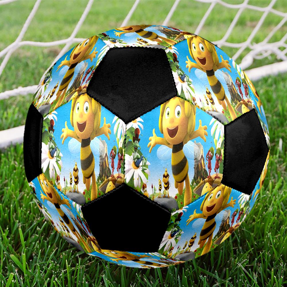 Maya the Bee Theme Size 5 Soccer Ball, Suitable for Both Indoor and Outdoor Matches, a Gift Suitable for Everyone.