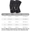 Sports Compression Knee Sleeves Breathable Knitted Leg Support Protector for Cycling Running Basketball Football Volleyball