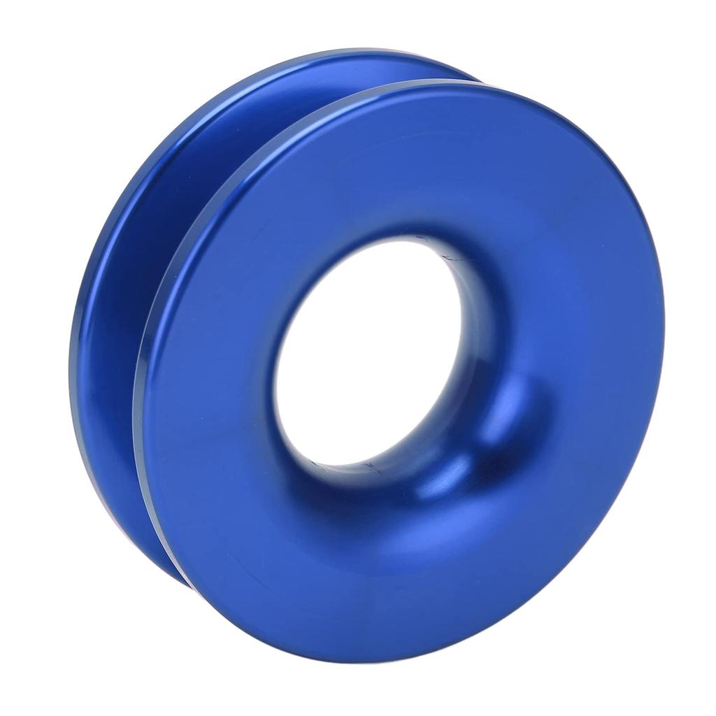KIMISS Snatch Ring, Winch Snatch Recovery Ring 41000lbs 7/16in 1/2in Soft Shackle, 3/16in 1/4in 3/8in Rope Breaking Strength (Blue)