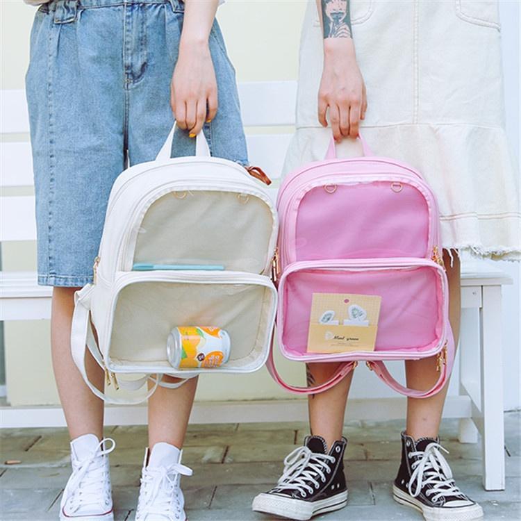 Stylish Transparent Clear Itabag Backpack For Women With High Quality And Fashionable Design