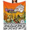 Battle Cats Throw Blanket Sofa Quilt Flannels Thin Heavy Blankets