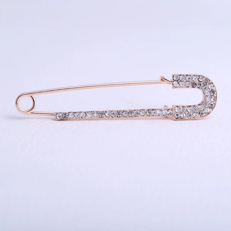 Trendy Rhinestone Five Pointed Star Brooches for Women Unisex Pearl Flower Pins Office Party Friend Gifts Jewelry Accessories