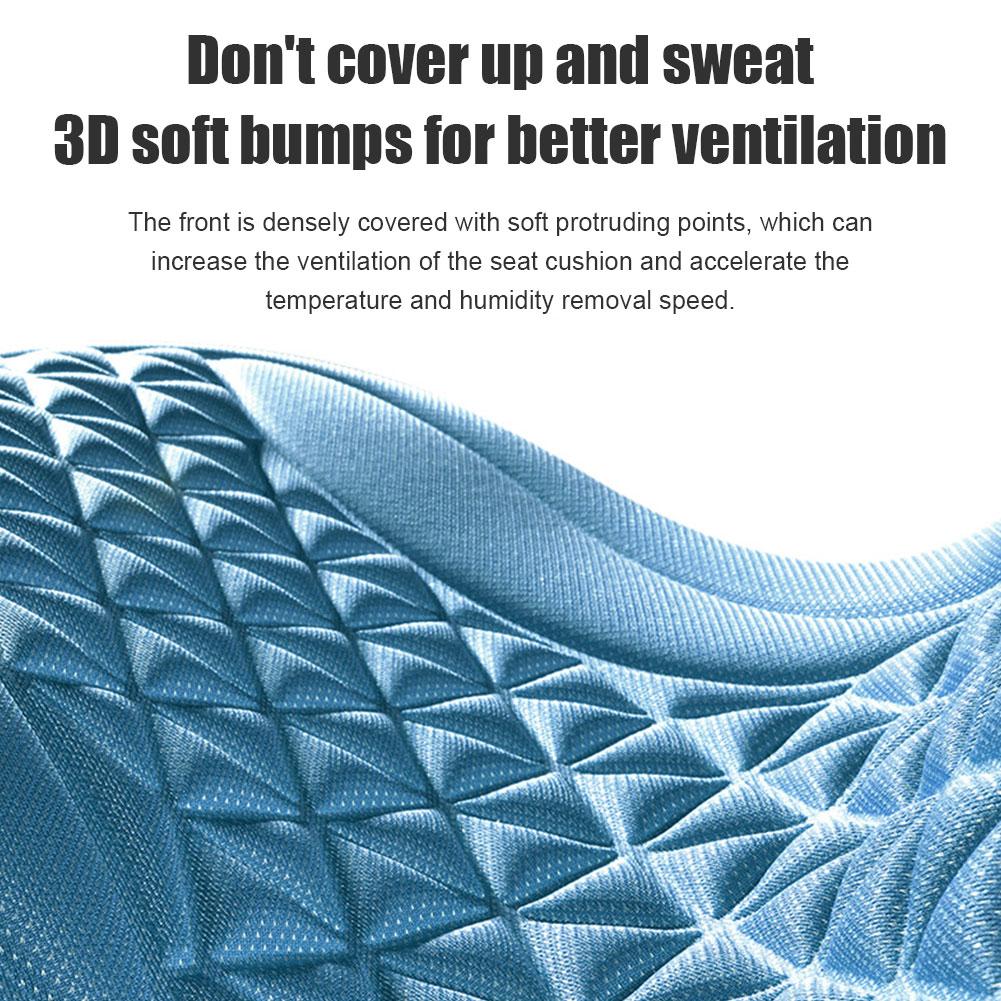 Universal bilsetetrekk pustende PU-skinnmatte for autostolpute Bilforsetetrekk fire årstider Anti-sklimatte