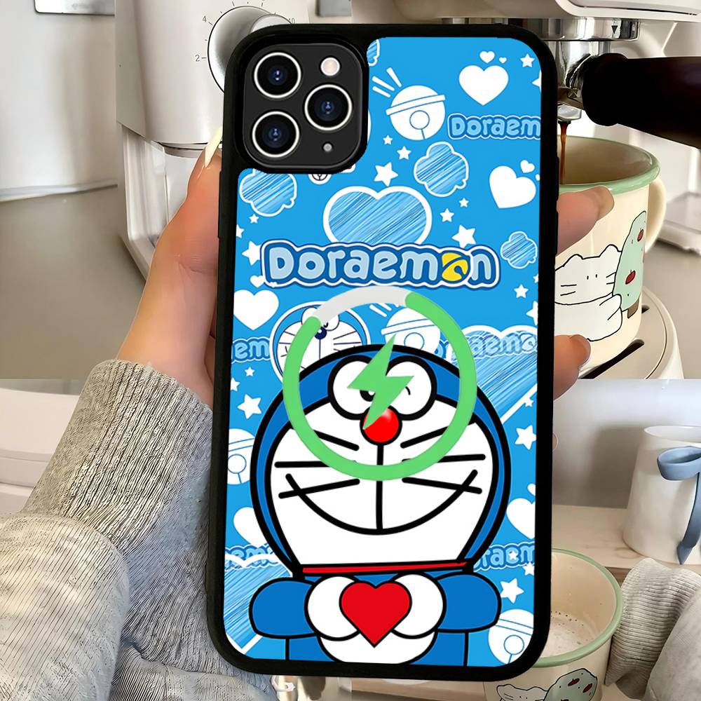 Cartoon D-Doraemons For Magsafe Magnetic Wireless For IPhone 16 15 14 13 12 11 17 Pro Max Plus Phone Case