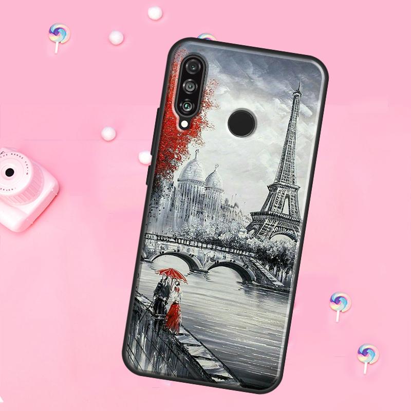 Paris Eiffel Tower France For Huawei Nova 10 9 SE 3i 7i 8i 11i 12i Y73 Y90 Y70 Y72 Y61 Y91 P60 Pro P30 P40 Lite Case