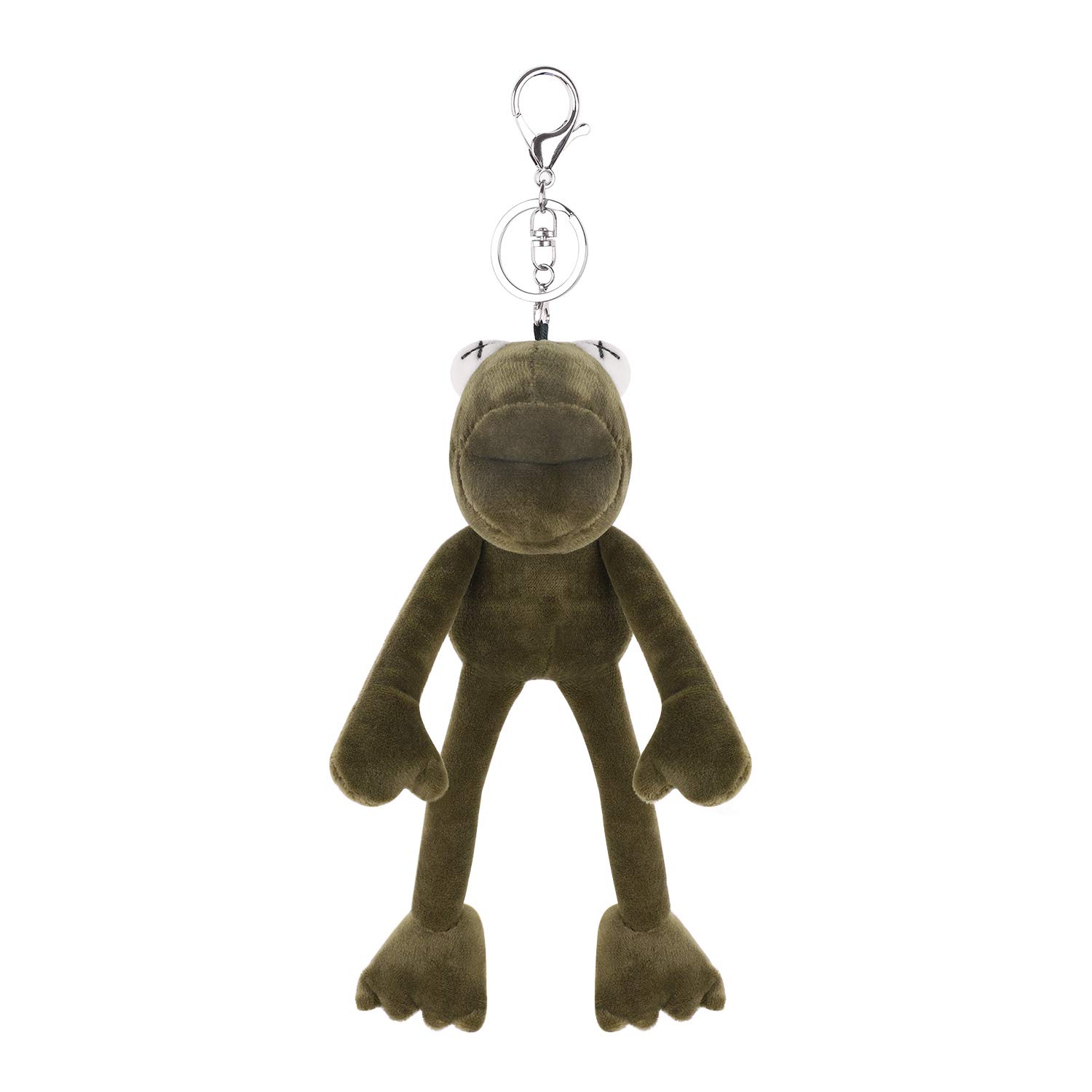 

[ЛЕЖАЩИЙ] Милый брелок-лягушка, плюшевый брелок-лягушка, шарм для женской сумки, милый брелок, автомобильный аксессуар, стильная кукла-лягушка, подвеска-животное,