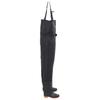 VidaXL Cuissardes avec bottes et ceinture noir taille 38-46 PVC