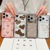 Card Slot Pocket TPU Phone Case For iPhone 17 Pro Air 16e 16 15 14 13 Pro Max 12 11 Colorful Love Heart Pattern Soft Back Cover