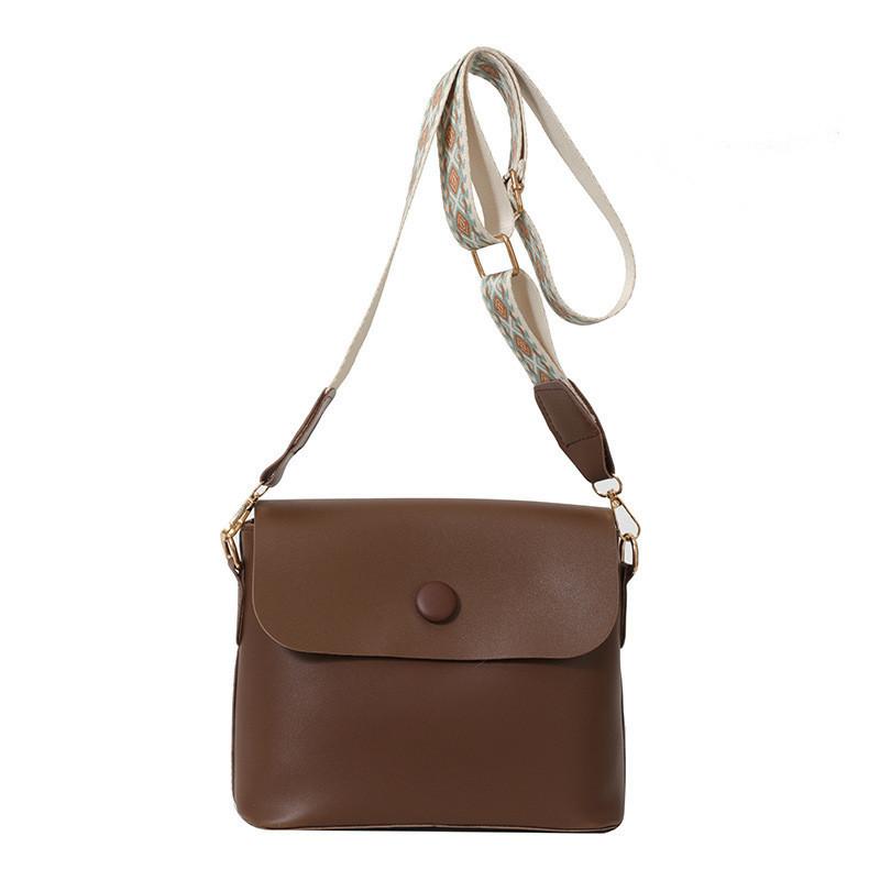 Trendy Retro Small Square Bag For Women In Black White Brown Fashionable And Chic