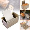 Molde para Pan con Tapa Molde para Hornear Pastel Tostada Acero al Carbono Antiadherente Caja para Pan Tostado Herramientas para Hornear