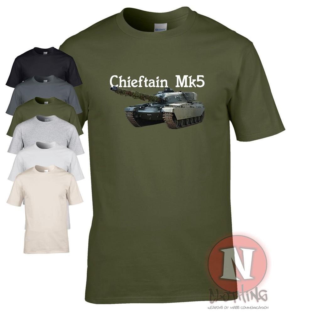 Chieftain Tank T-Shirt FV4201 Kalt Krieg Britische Armee Mbt 1960 -90's Militär
