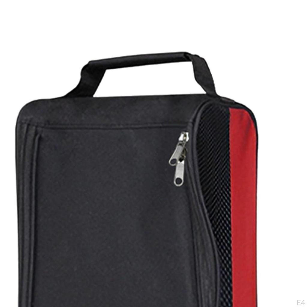 Golfschuhbeutel Schuhtasche mit Reißverschluss Geschenk für Golfer Tragbarer Sportträger