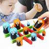 Tic TacToe Big Eat Small Gobble Board Game Parent-Child Interactive Educational Toys For Kids Christmas Gifts Tic TacToe Game