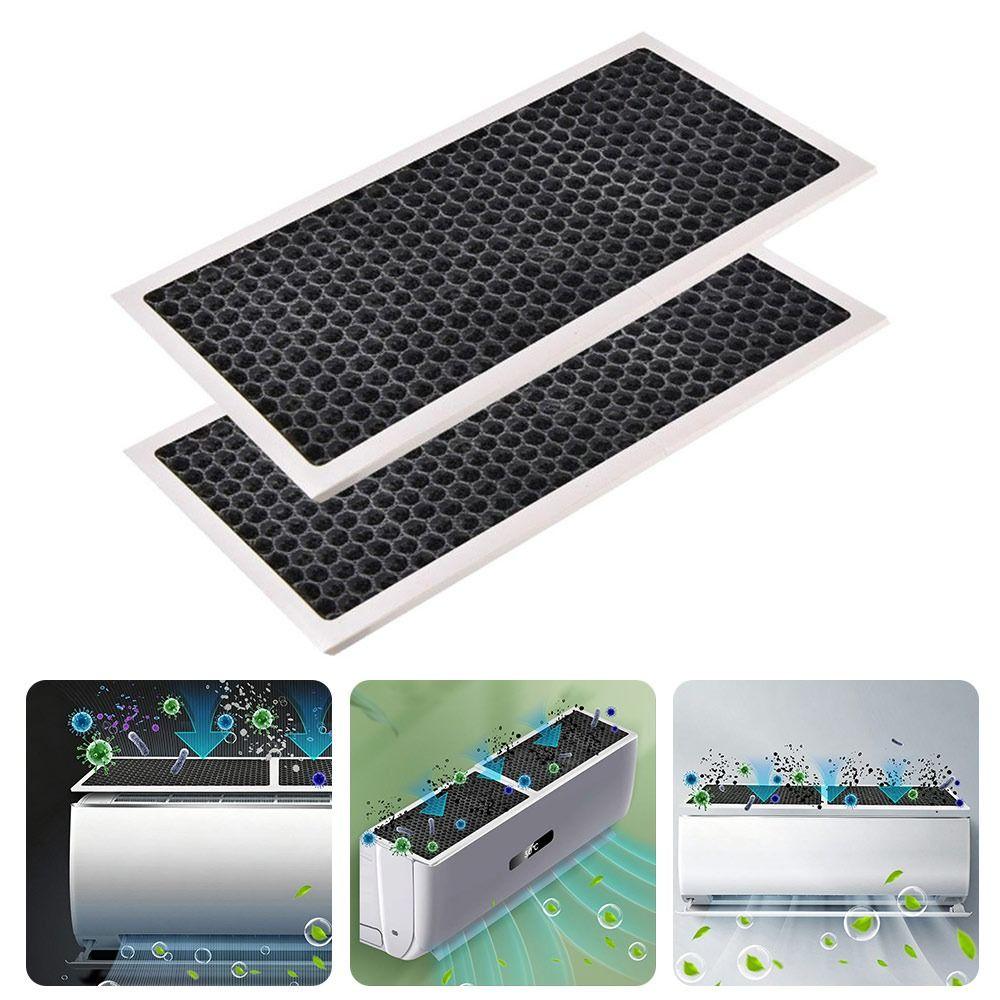 2Pcs Dustproof Air Conditioner Filter Breathable Honeycomb Filter Mesh Durable Air Cleaning Filter