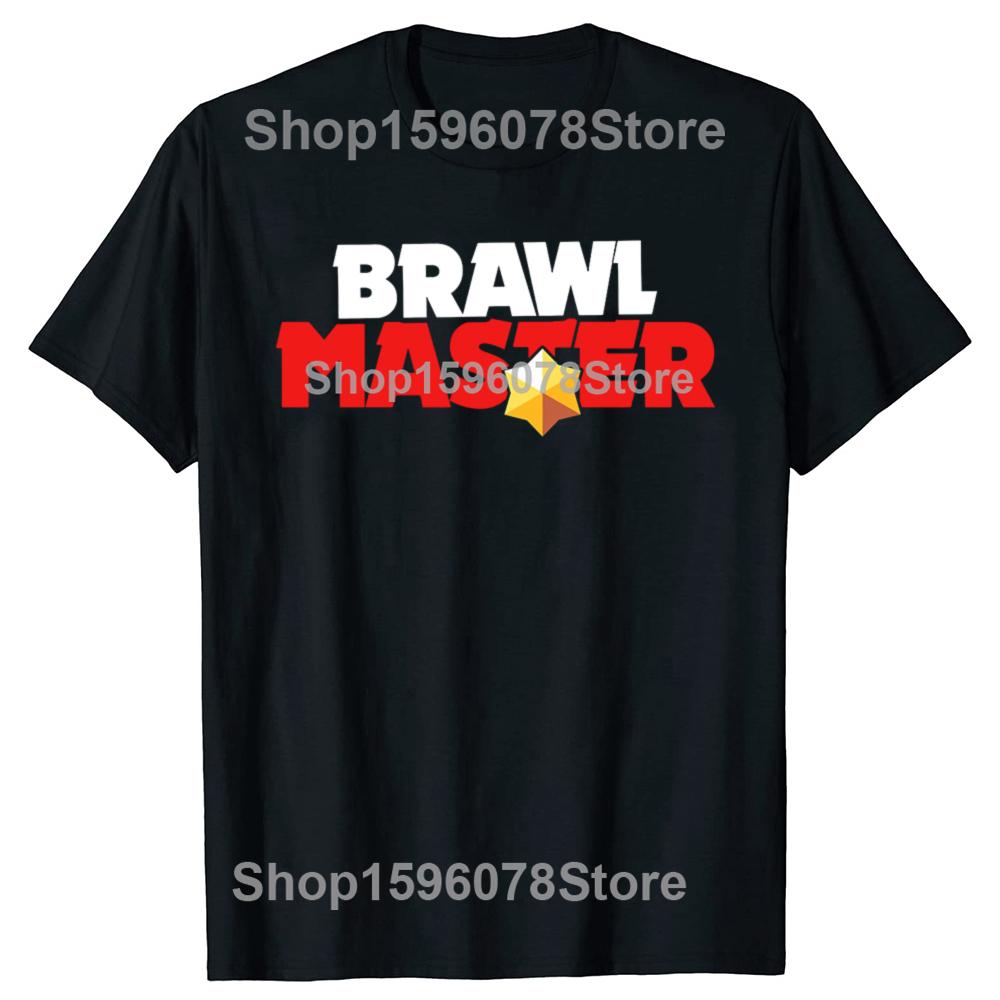 Funny Brawl Master Stars Graphic T Shirt Men Women Cotton Humor Streetwear Tee Shirt Short Sleeve Brawling Gaming Gamer Clothing