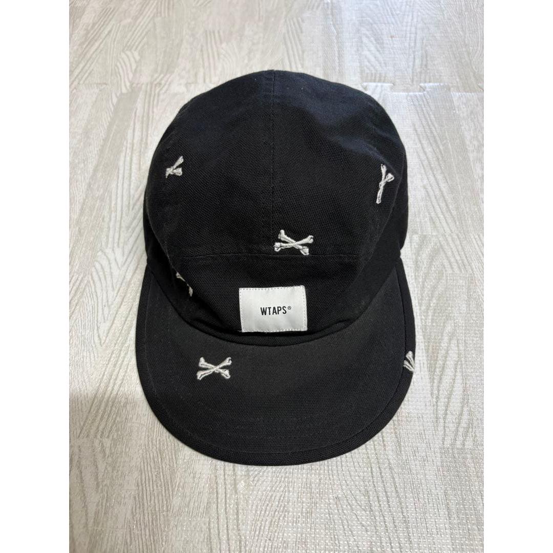 Used WTAPS Cap Crossbone Embroidery Black