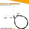 946-05141 40" Control Cable for Cub Cadet Speed Control Cable, for MTD, Troy-Bilt, Craftsman, Columbia and Cub Cadet Wheel Trimmer ST100 26SD710