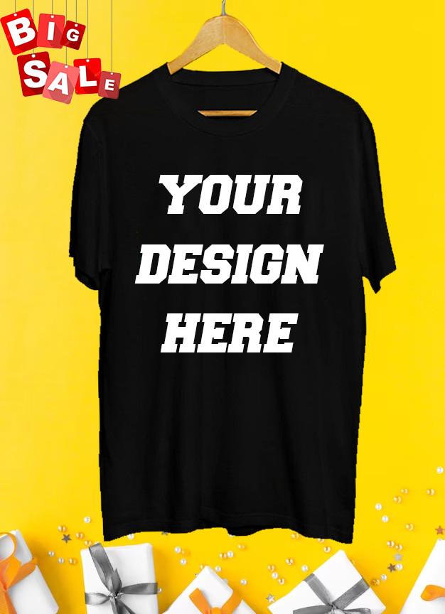 Custom Personalized Cotton T-Shirt Print Your Design Photo S-5XL TS1144 S