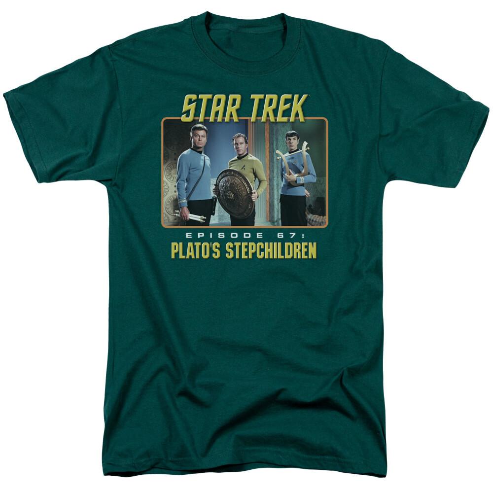 Star Trek Episode 67 T Shirt Licensed Sci-Fi TV Classic Adult Tee Hunter Green S