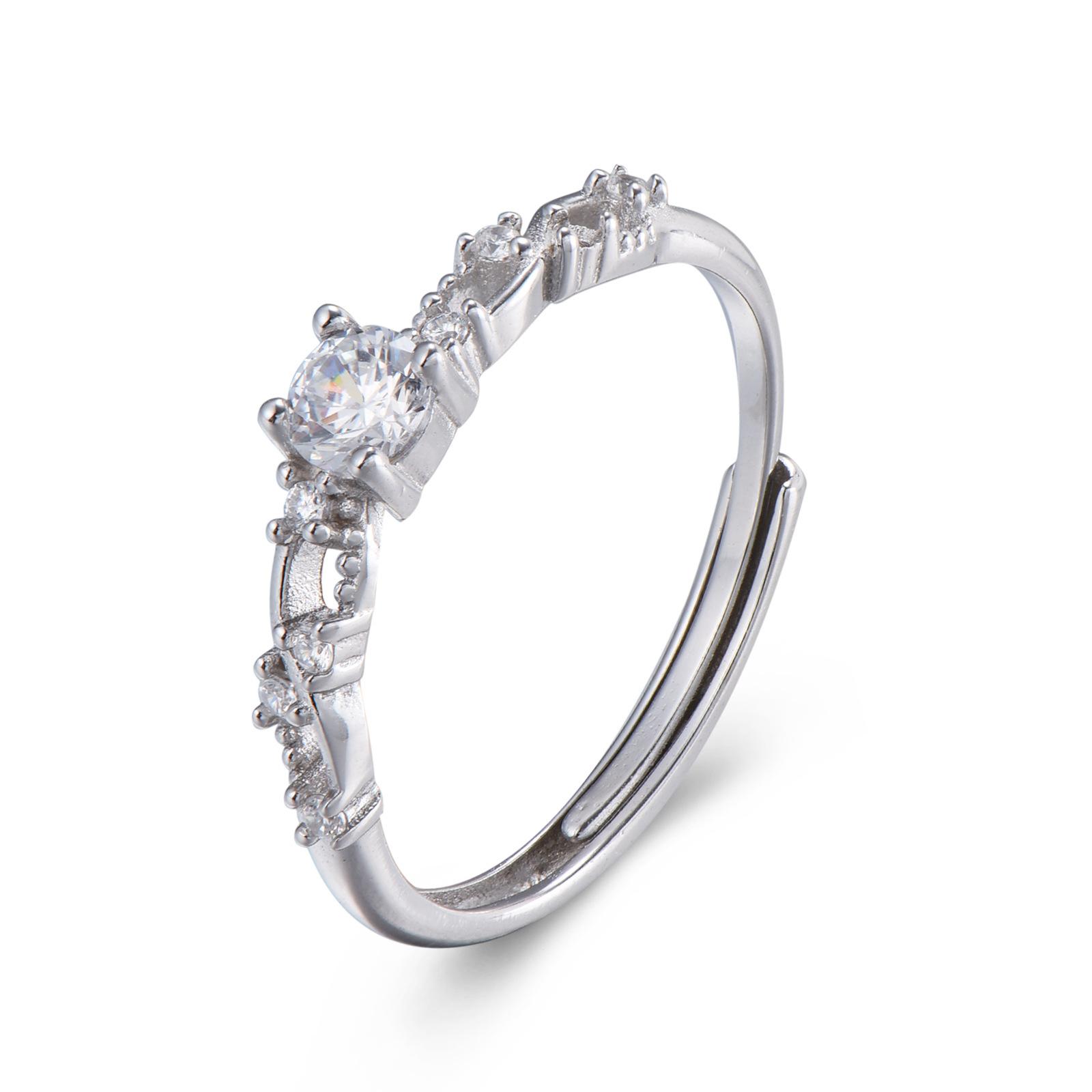 

Кольцо из стерлингового серебра 925 пробы «Звездное небо» с цирконом, нишевый дизайн, изысканная легкая роскошь, элегантный темперамент, универсальное, повседневное, модное украшение