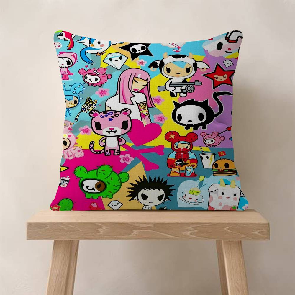 Cartoon Art Kawaii TownTokidokiinside Pillow Anime Pillow Sofa Bed Head Pillow Cover Cushion Cover Fashion