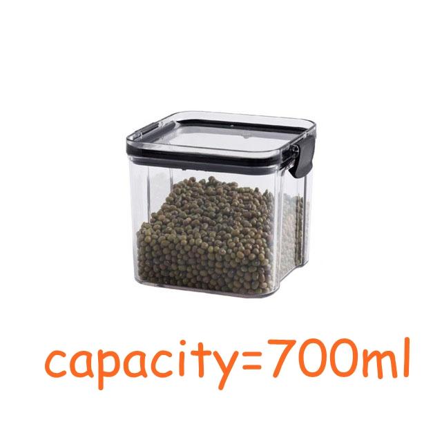 Nádoba na skladování potravin Plastová kuchyňská lednička Krabice na nudle Vícezrnná skladovací nádrž Průhledné uzavřené dózy