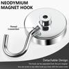N52 Strong Magnetic Hooks Load Bearing Hook MultiPurpose Storage for Home Kitchen Bar Storage Key Hanging Hanger