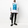 Off-White Ss21 Pattern Print Long-Sleeve T-Shirt Men Tops White OMAB022R21JER0010110