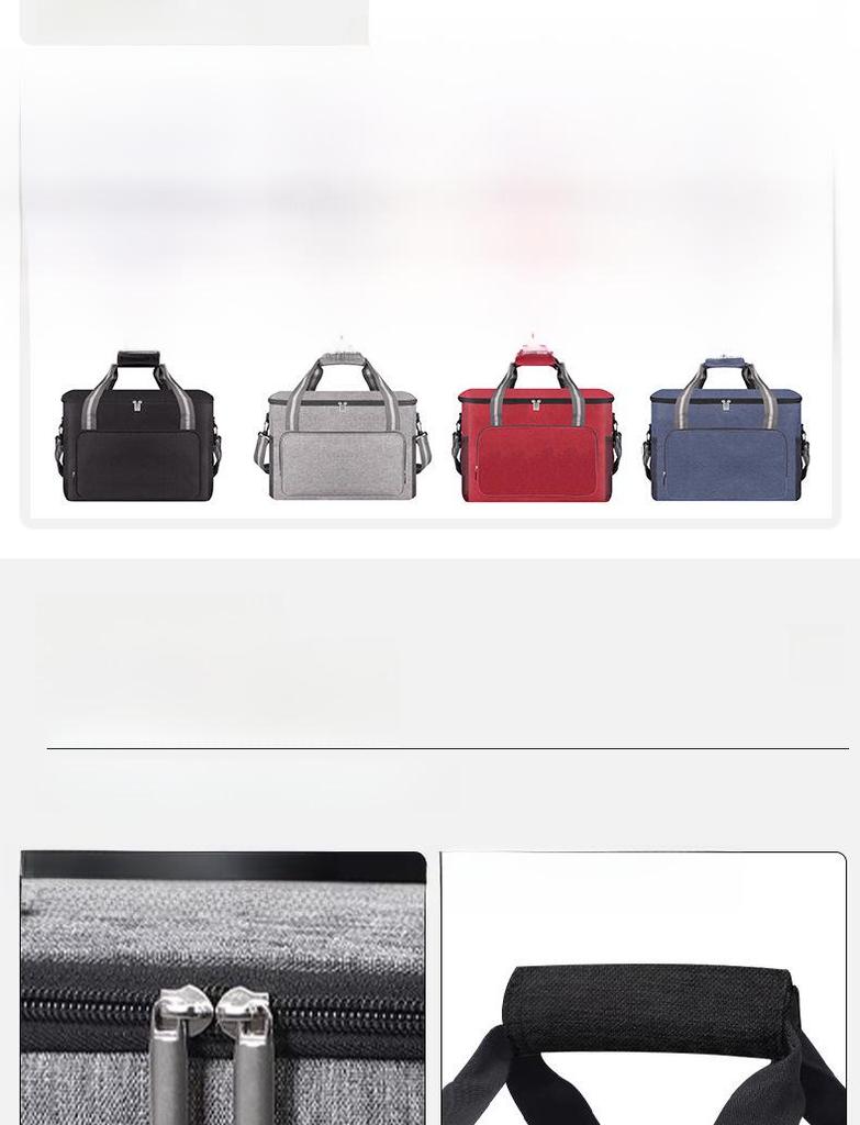 Large Waterproof Insulated Picnic Bag - Oxford Cloth, Portable, Thickened for Outdoor Use