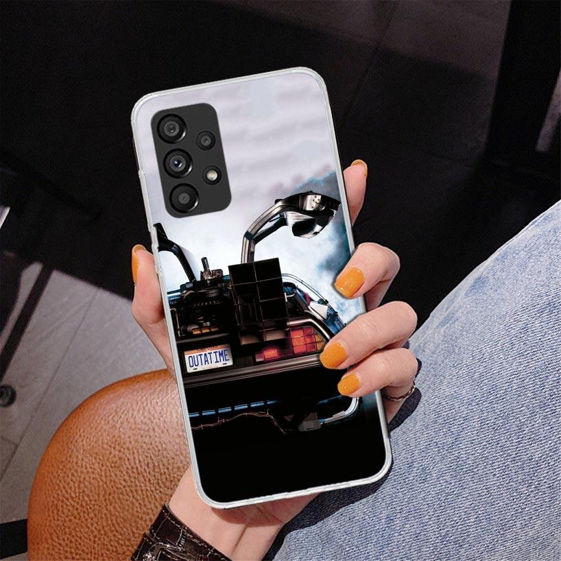 Back To The Future Time Machine Phone Case For Samsung Galaxy A17 A16 A15 A14 A13 A57 A56 A55 A54 A53 A37 A36 A35 A34 A33 A26 A2