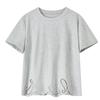Women's Embroidered Round Neck Short Sleeve T-Shirt