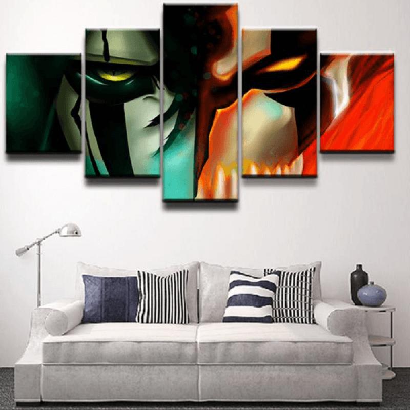 

Отбеливатель аниме 5 шт., настенное искусство, холст, декоративные принты, постеры, картины для детей, мальчиков, гостиная, спальня, домашний декор, фотографии