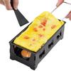 Poêle à faire fondre le fromage pliable Set à fondue au fromage en acier inoxydable Plateau de cuisson pratique Plateau de cuisson