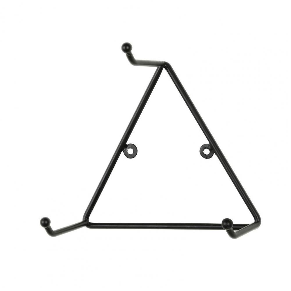 

Stylish Coffee Mug Hook Metal Geometric Mug Organizer Metal Triangular Coffee Mug Holder with 3 Hooks for Kitchen Office