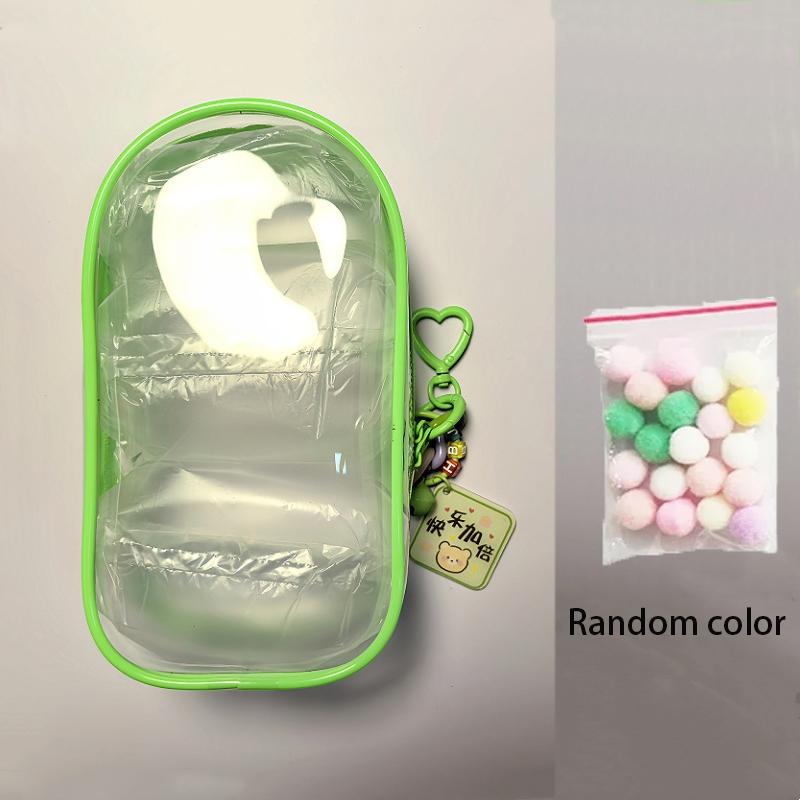 Transparent Protector Case Display Bag for 15/17cm Ropa Labubu Storage Bag Doll Outfit Accessories