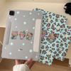Leopard Print KT Cat Hard Case IPad Pro 11 Inch Mini 6 Air 10th Gen With Stand Sleep Function PC Material