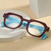 New Personalized Thick Frame High Quality Reading Glasses Versatile Fashion Blue Light Blocking Far Sight Eyeglasses 0 To +4.0