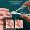 Professional Stainless Steel Cuticle Trimmer Nail Nipper Cuticle Remover for Fingernails Toenail Dead Skin Cuticle Scissors Tool