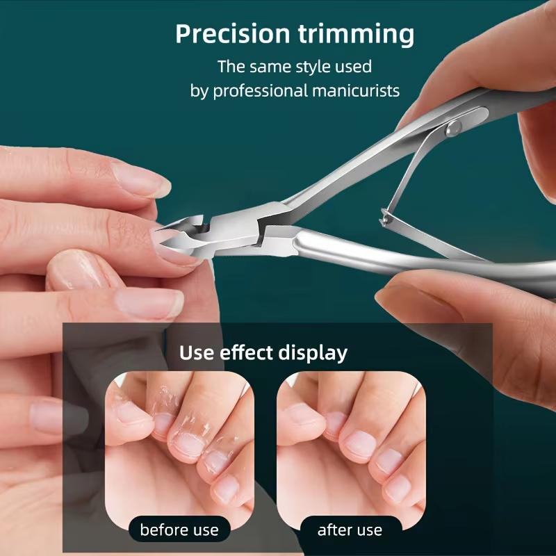 Professional Stainless Steel Cuticle Trimmer Nail Nipper Cuticle Remover for Fingernails Toenail Dead Skin Cuticle Scissors Tool