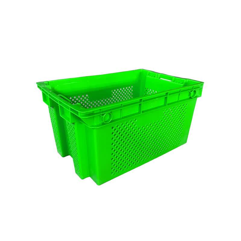 Tianji Heavy-Duty Plastic Storage Crate Green