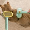 Stainless Steel Pet Cat Comb Self-Cleaning Dog Hair Remover Easy To Clean Pet Massage Comb  Bath