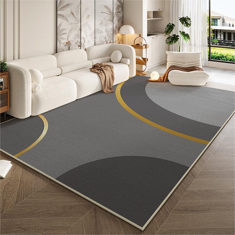 Cream Wind Carpet Living Room Leave-In Washable Sand Wiping Coffee Table Dirt-Resistant Non-Slip Mat Bedroom Bedside Easy To Take Care Of Floor Mat