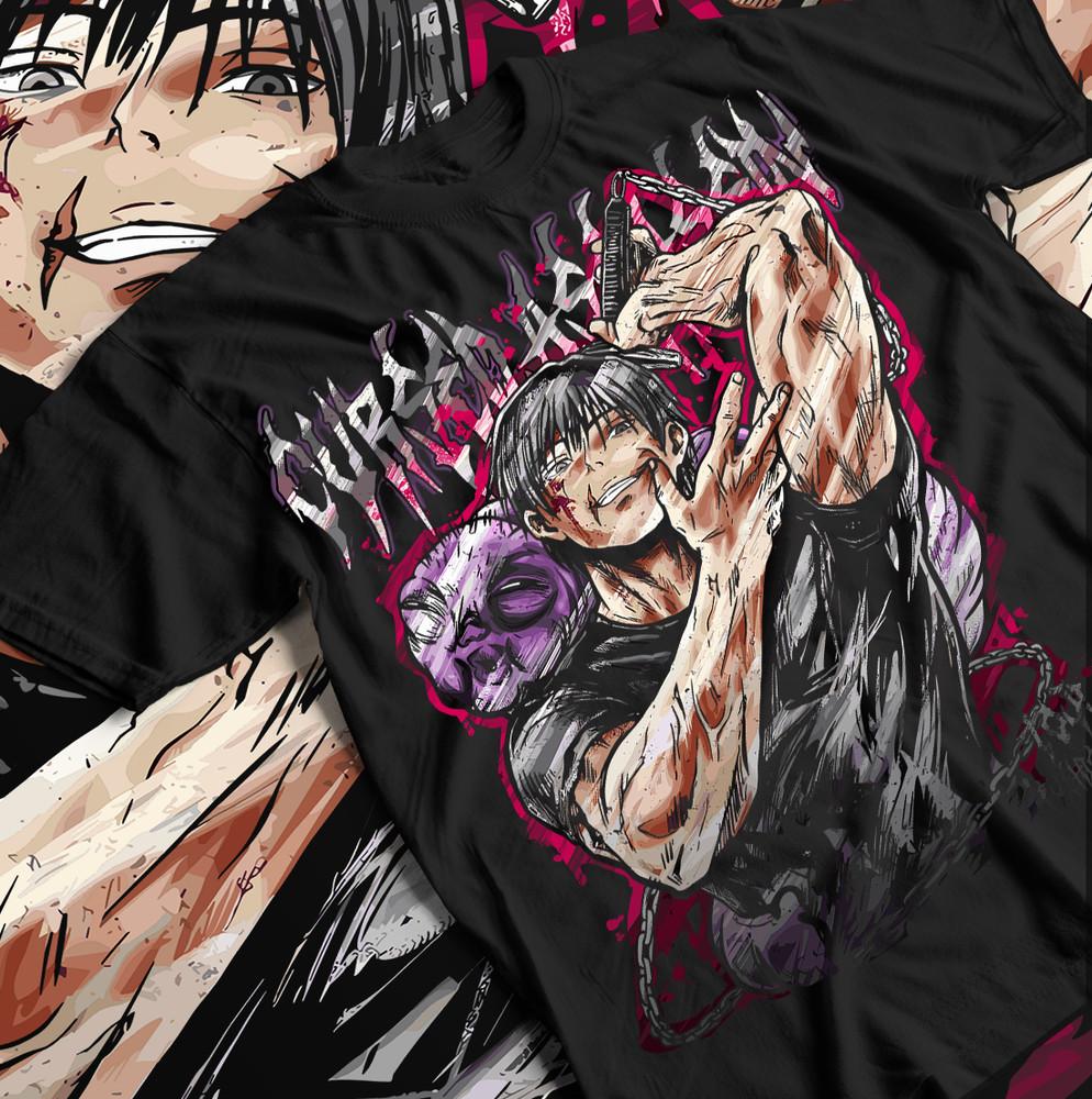

Anime Horror Gift Tee, Jujutsu Kaisen Fushiguro Toji Unisex T-Shirt, All Sizes. S