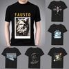 Retro Fashion Men's Black T-shirt Funny Sculpture Printing Pattern Series Casual Round Neck Shirt Commuter Slim Men's Clothing
